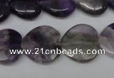 CHG97 15.5 inches 18*18mm faceted heart amethyst beads wholesale