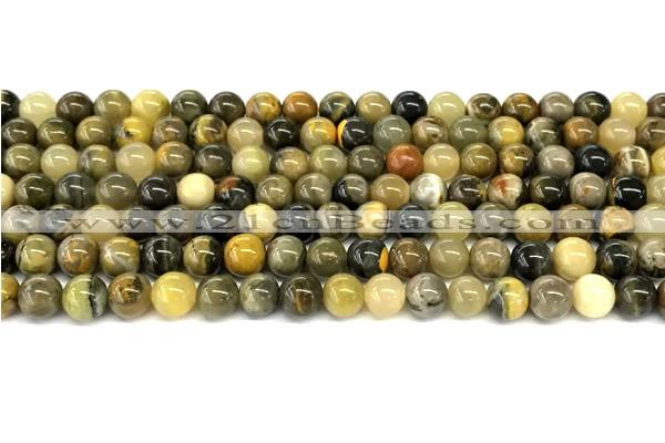 CHJ101 15 inches 6mm round honeybee jasper beads