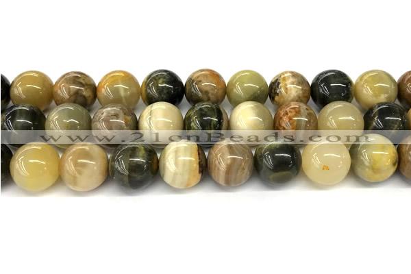 CHJ105 15 inches 14mm round honeybee jasper beads