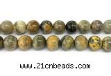 CHJ106 15 inches 16mm round honeybee jasper beads