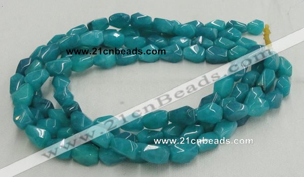 CHM05 16 inches 10*16mm freeform blue hemimorphite beads wholesale