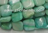 CHM08 16 inches 14*14mm square green hemimorphite beads wholesale