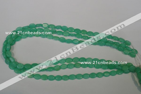 CHM12 15.5 inches 8*10mm oval green hemimorphite beads wholesale