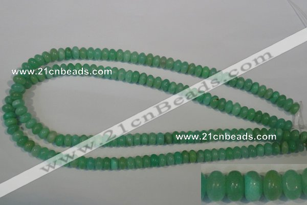 CHM22 15.5 inches 5*8mm rondelle green hemimorphite beads