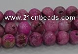 CHM221 15.5 inches 6mm round dyed hemimorphite beads wholesale