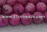 CHM224 15.5 inches 12mm round dyed hemimorphite beads wholesale