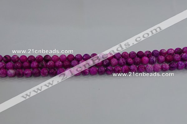 CHM228 15.5 inches 4mm round dyed hemimorphite beads wholesale