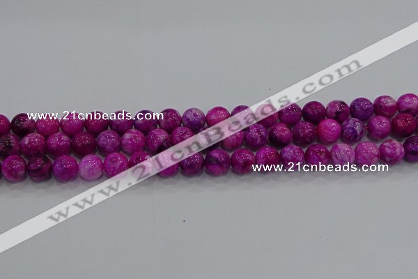 CHM230 15.5 inches 8mm round dyed hemimorphite beads wholesale