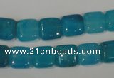 CHM25 15.5 inches 10*10mm square blue hemimorphite beads wholesale