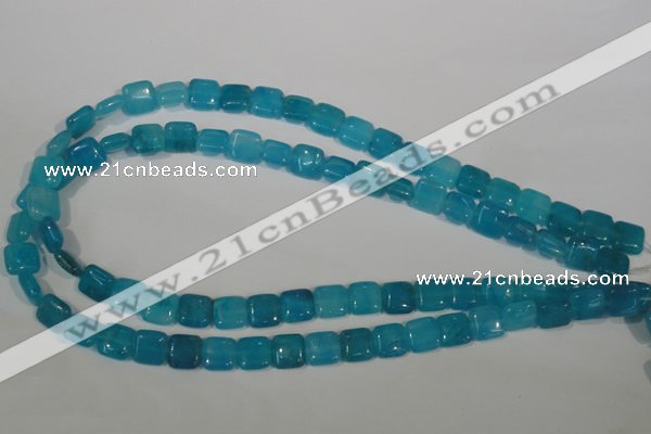 CHM25 15.5 inches 10*10mm square blue hemimorphite beads wholesale