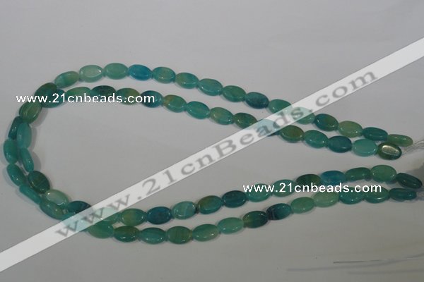 CHM27 15.5 inches 8*12mm oval blue hemimorphite beads wholesale