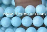 CHM301 15.5 inches 6mm round blue hemimorphite gemstone beads