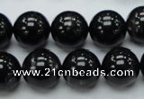 CHS02 15.5 inches 14mm round natural hypersthene gemstone beads