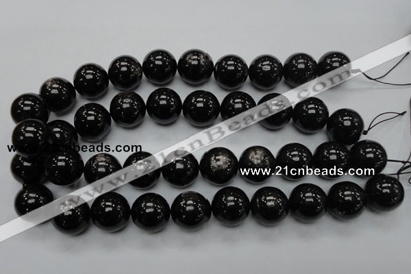 CHS05 15.5 inches 20mm round natural hypersthene gemstone beads