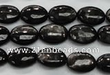 CHS71 15.5 inches 10*14mm oval natural hypersthene beads