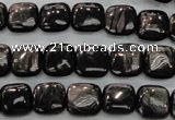 CHS80 15.5 inches 10*10mm square natural hypersthene beads