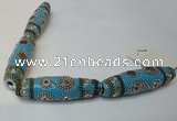 CIB03 17*60mm rice fashion Indonesia jewelry beads wholesale