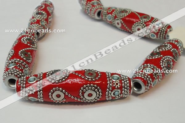 CIB05 17*60mm rice fashion Indonesia jewelry beads wholesale