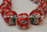 CIB101 17mm round fashion Indonesia jewelry beads wholesale