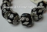 CIB102 17mm round fashion Indonesia jewelry beads wholesale