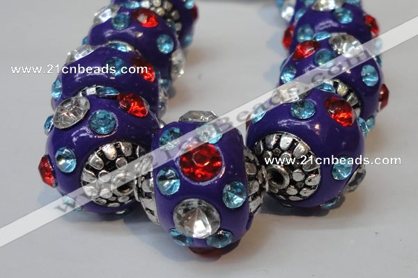 CIB105 17mm round fashion Indonesia jewelry beads wholesale