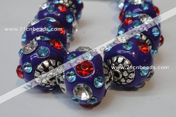 CIB105 17mm round fashion Indonesia jewelry beads wholesale