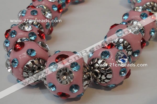 CIB106 17mm round fashion Indonesia jewelry beads wholesale