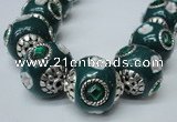 CIB115 18mm round fashion Indonesia jewelry beads wholesale