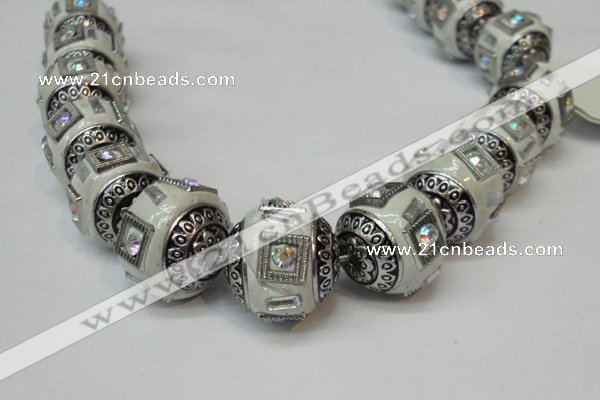 CIB130 18mm round fashion Indonesia jewelry beads wholesale