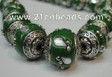 CIB145 18mm round fashion Indonesia jewelry beads wholesale