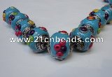 CIB152 21mm round fashion Indonesia jewelry beads wholesale