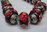 CIB153 21mm round fashion Indonesia jewelry beads wholesale