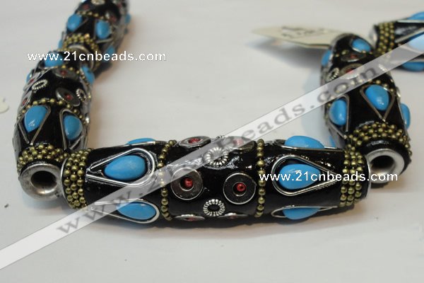 CIB17 17*60mm rice fashion Indonesia jewelry beads wholesale