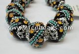 CIB180 18mm round fashion Indonesia jewelry beads wholesale