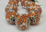 CIB184 18mm round fashion Indonesia jewelry beads wholesale