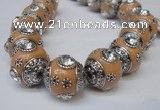 CIB191 19mm round fashion Indonesia jewelry beads wholesale