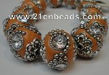 CIB202 19mm round fashion Indonesia jewelry beads wholesale