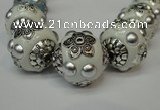 CIB220 18mm round fashion Indonesia jewelry beads wholesale