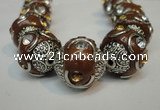 CIB236 15mm round fashion Indonesia jewelry beads wholesale