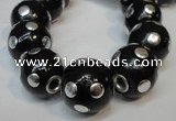 CIB242 18mm round fashion Indonesia jewelry beads wholesale