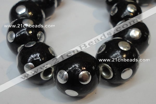 CIB242 18mm round fashion Indonesia jewelry beads wholesale