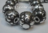 CIB244 18mm round fashion Indonesia jewelry beads wholesale