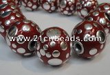 CIB253 22mm round fashion Indonesia jewelry beads wholesale