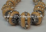 CIB272 14*16mm rondelle fashion Indonesia jewelry beads wholesale