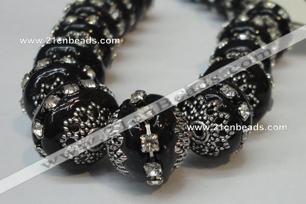 CIB274 14*16mm rondelle fashion Indonesia jewelry beads wholesale