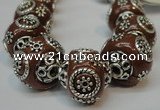 CIB282 16*16mm rondelle fashion Indonesia jewelry beads wholesale