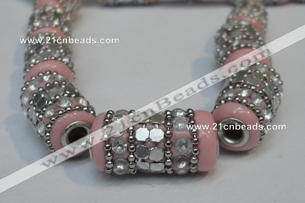 CIB291 13*25mm drum fashion Indonesia jewelry beads wholesale