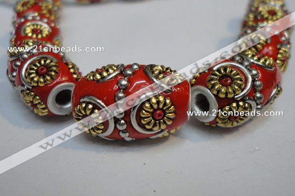 CIB296 14*22mm drum fashion Indonesia jewelry beads wholesale