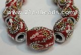 CIB300 15*20mm drum fashion Indonesia jewelry beads wholesale