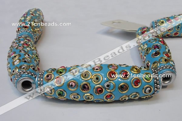 CIB31 17*60mm rice fashion Indonesia jewelry beads wholesale